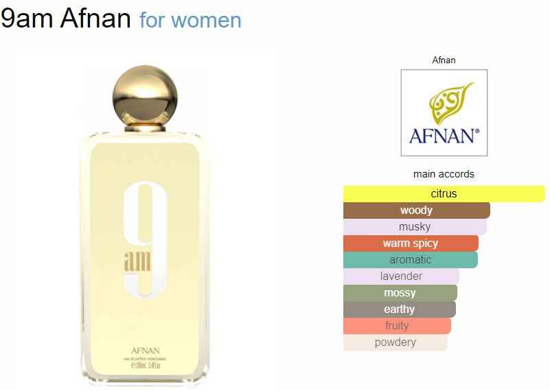 Afnan 9 AM Women EDP 100ml UAE - Elegant & Refreshing Fragrance
